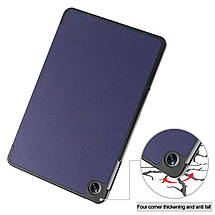 Шкіряний чохол-книжка Crazy Horse для Oppo Pad Air синій, фото 6