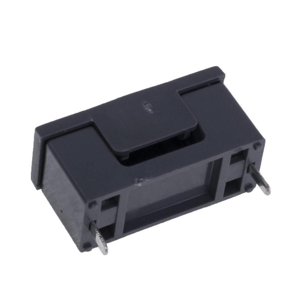 Тримач запобіжника BLX-A під пайку в плату з кришкою, чорний