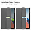 Шкіряний чохол-книжка Crazy Horse для Oppo Pad Air сірий, фото 7