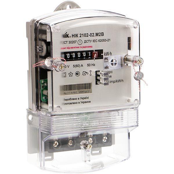 Электросчетчик Ник 2102-02 М2 В 1,0 220В (5-60А) дн.м. +
