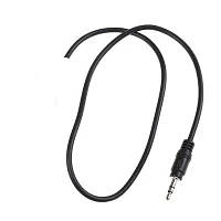 Штекер 3,5мм стерео, з кабелем 1,5м., чорний