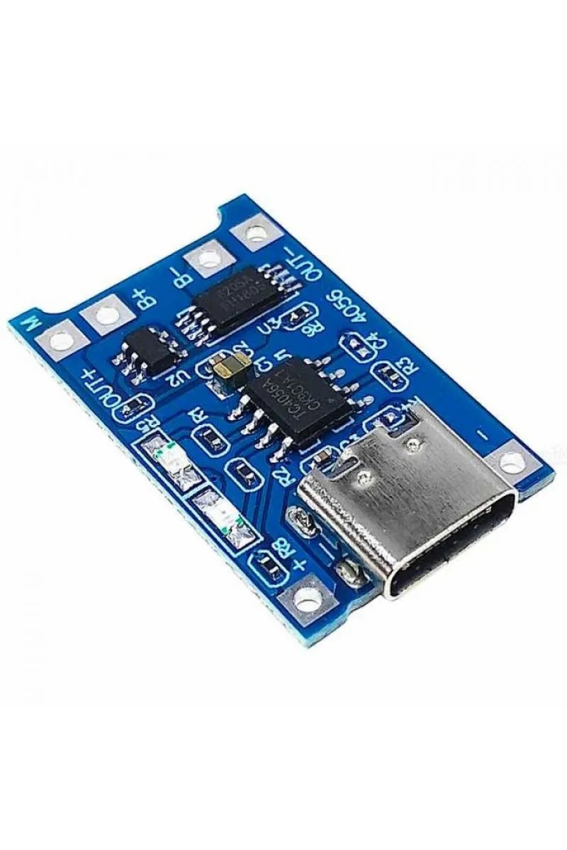 Плата зарядки модуля літ. батареї TP4056 Type-c USB 5V 1A 18650