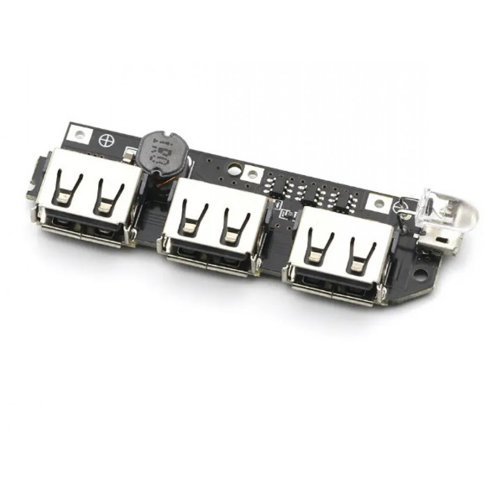 Модуль павер банку 5В 3 USB 5V 2A