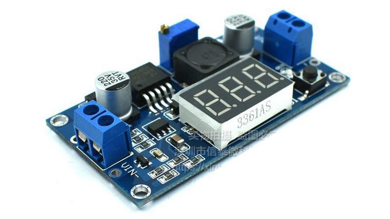 Перетворювач DC-DC знижуючий LM2596 з вольтметром