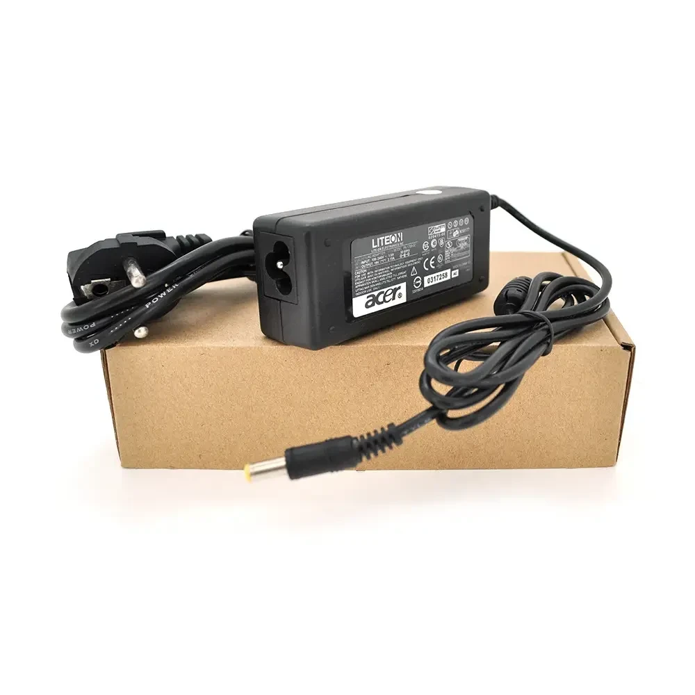 Блок живлення MERLION для ноутбука ACER 19V 2.15A (40 Вт) штекер 5,5*1.17мм, довжина 0,9м + кабель