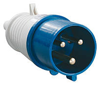 Вилка силова 3*32A, 220V, 2P+E, IP44