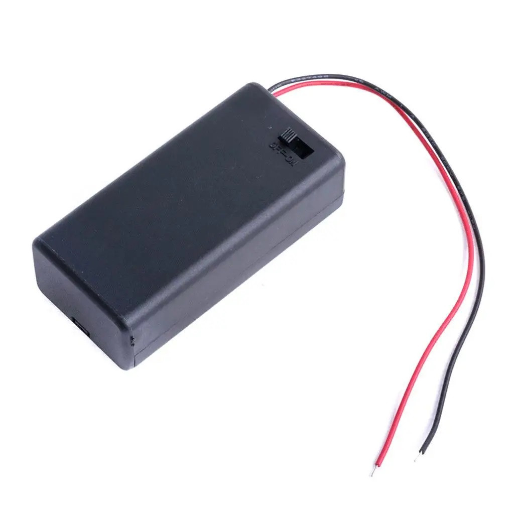 Відсік для батареї "крона", штекер 9В 5,5 х 2,1мм