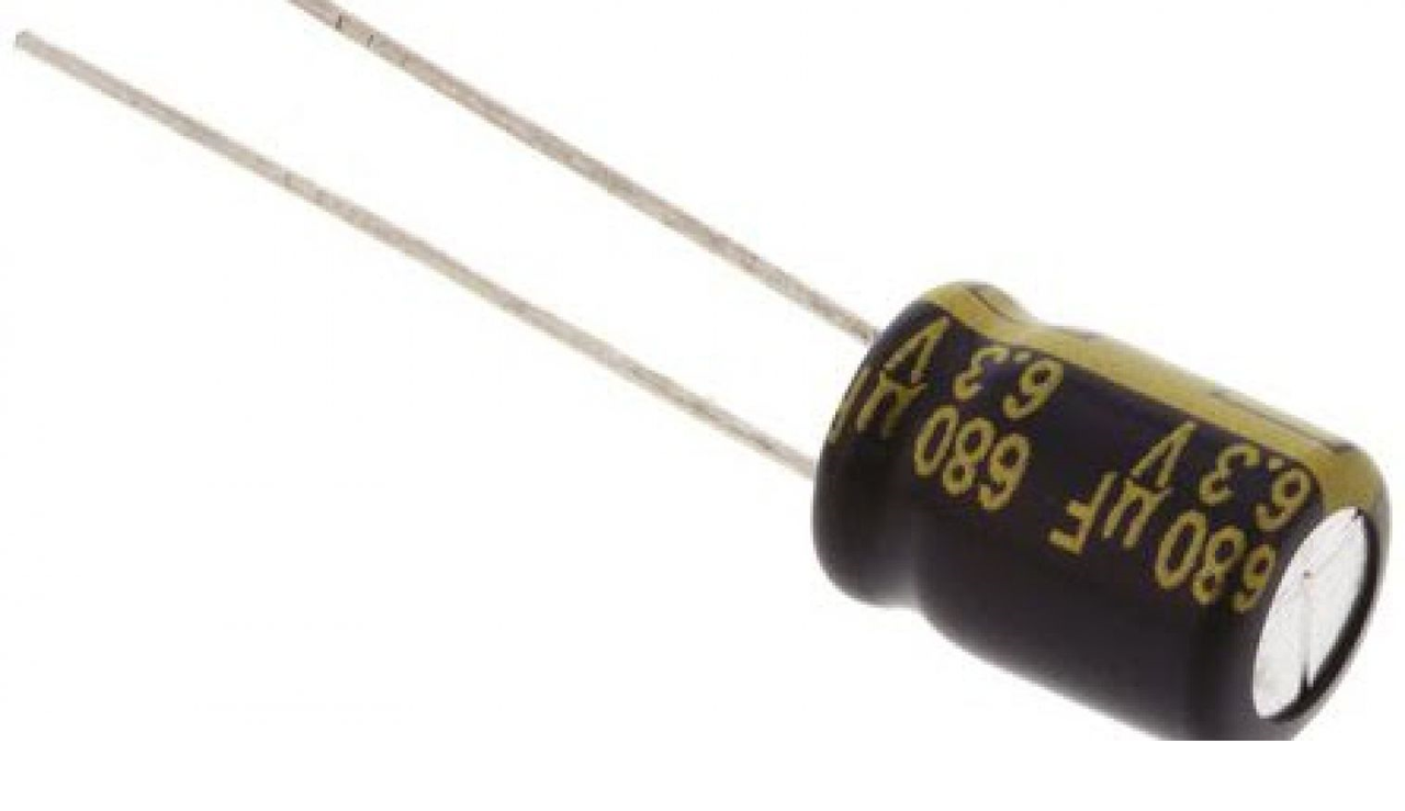 Конденсатор комп'ютерний  680мкФ х   6.3В(105*)