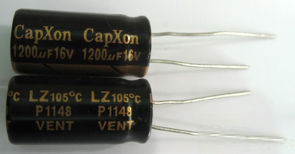 Конденсатор комп'ютерний 1200мкФ х 16В(105*)
