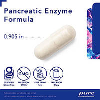 Формула ферменту підшлункової залози, Pancreatic Enzyme Formula, Pure Encapsulations, 60 капсул BX182, фото 4