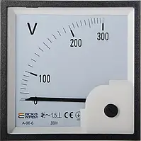 AС Вольтметр 300В 96х96 модель A-96-6