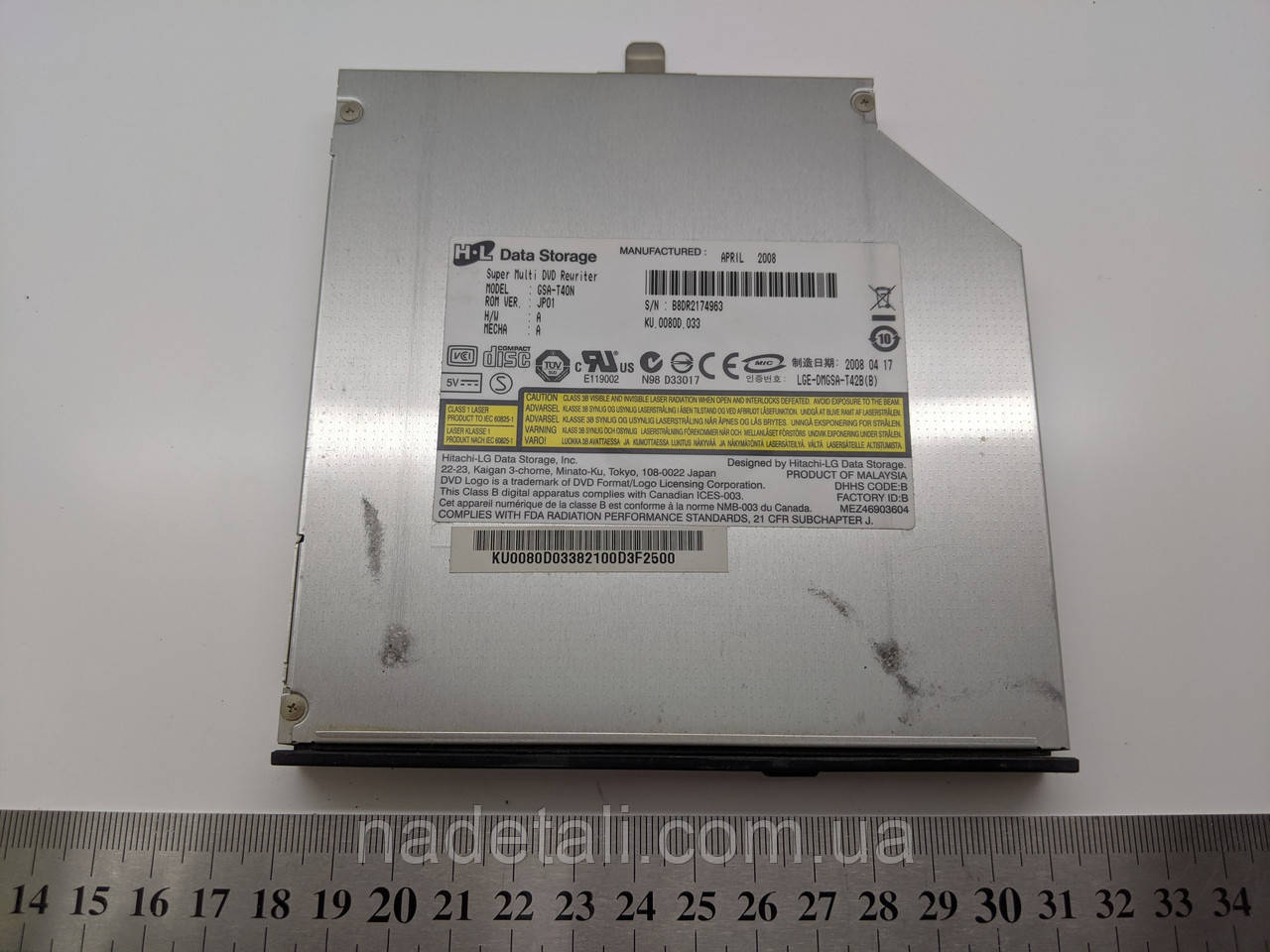 Оптичний привід DVD-RW Acer Aspire 5920, фото 1