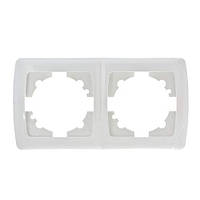 Рамка 2-на горизонтальна Carmen Біла 90571102