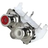 Гніздо RCA х2 монтажне на плату