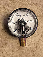 ДВ2010-У2 Електроконтактний сигналізувальний вакуумметр -1.0 кгс/см2 (-0,1.0МПа) Ф100 мм М20*1,5 (UAM-Україна)