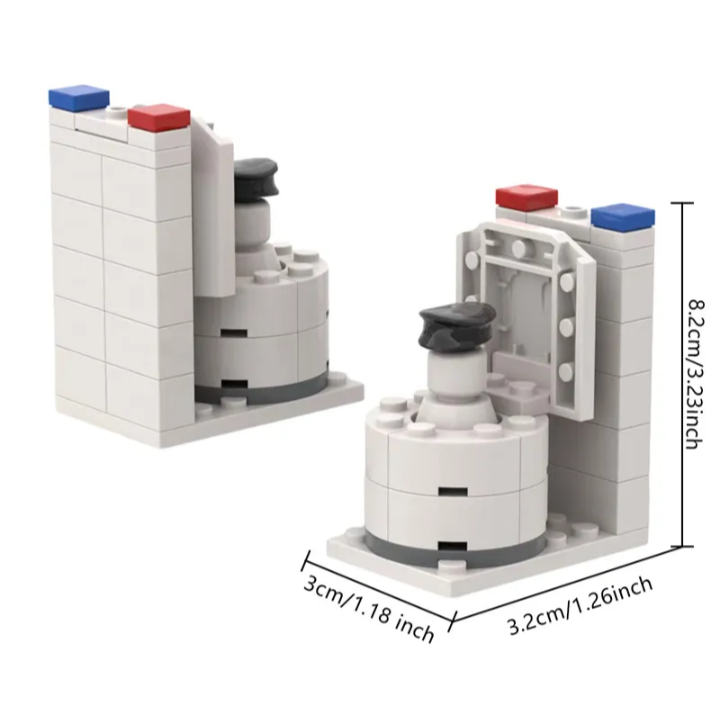 Купить Скибиди туалет персонажи из лего блоков, Skibidi Toilet lego ...