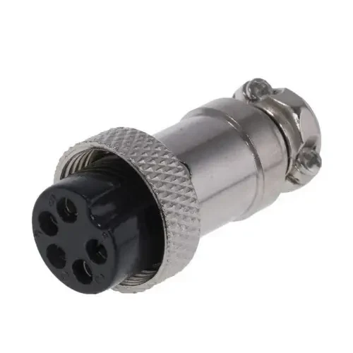 Роз'єм MIC 325 mini, "гніздо", під кабель, 5pin, діам.-12мм