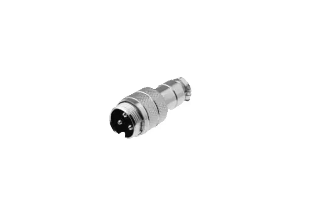 Роз'єм MIC 343, "штекер", під кабель, 3pin, діам.-16мм