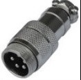 Роз'єм MIC 345, TCOM, штекер, під кабель, 5pin,16мм
