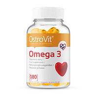 OstroVit Omega 3 180капсул Омега 3 - джерело жирних кислот ЕПК та ДГК Польща