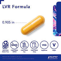 Pure Encapsulations LVR Formula / Антиоксидантна підтримка для здоров'я клітин печінки 60 капсул BX146, фото 4