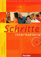 Підручник і робочий зошит Schritte international 4 Kursbuch + Arbeitsbuch mit Audio-CD zum Arbeitsbuch