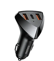 Зарядка автоREMAX Alien III Series 49.5W 2USB+Type-C Car Charger RCC323 black