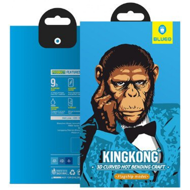 Захисне скло WK Kingkong Lite 3D Curved (WTP-038) black IP15 Pro Max -6.7"