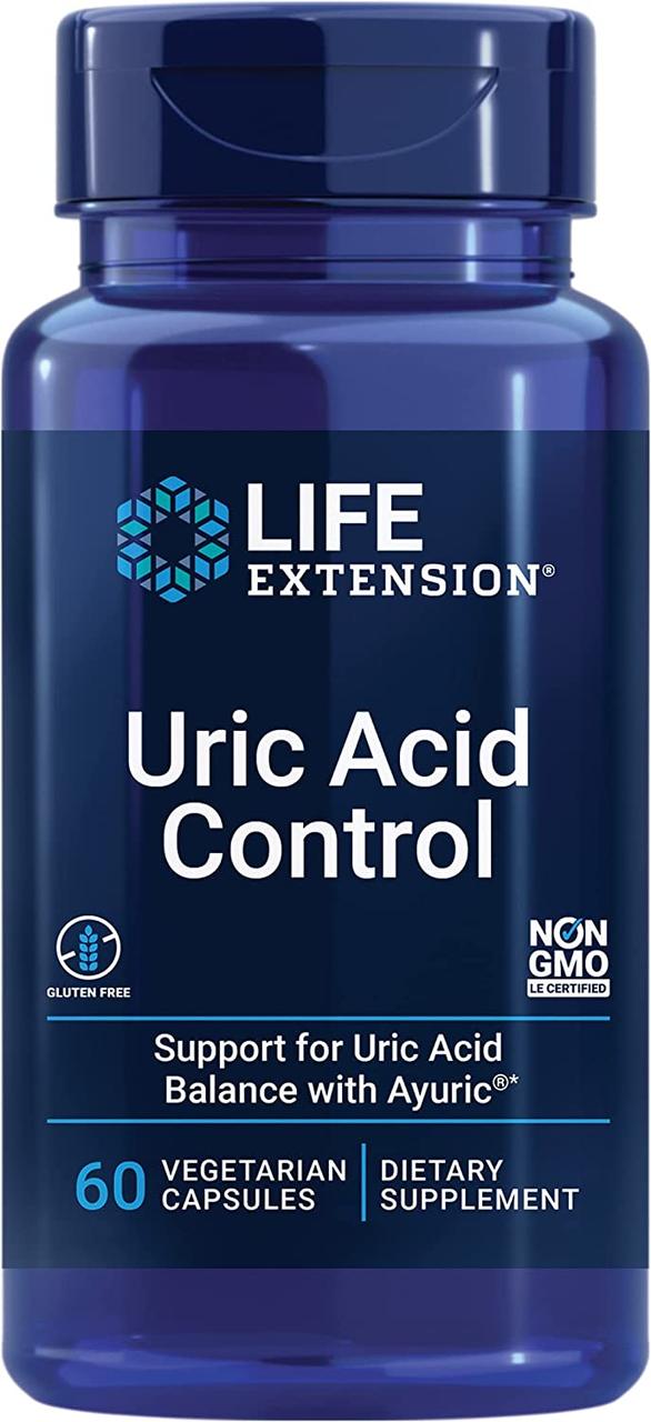 Life Extension Uric Acid Control / Контроль здорового рівня сечової кислоти 60 капсул
