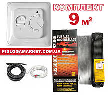 Нагрівальний мат для теплої підлоги  Arnold Rak FH-EC 180 (9 м.кв.) + механічний терморегулятор