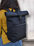 Рюкзак ролтоп водонепроникний / унісекс чоловічий жіночий / відділення на ноутбук / вентилююча спинка, фото 7