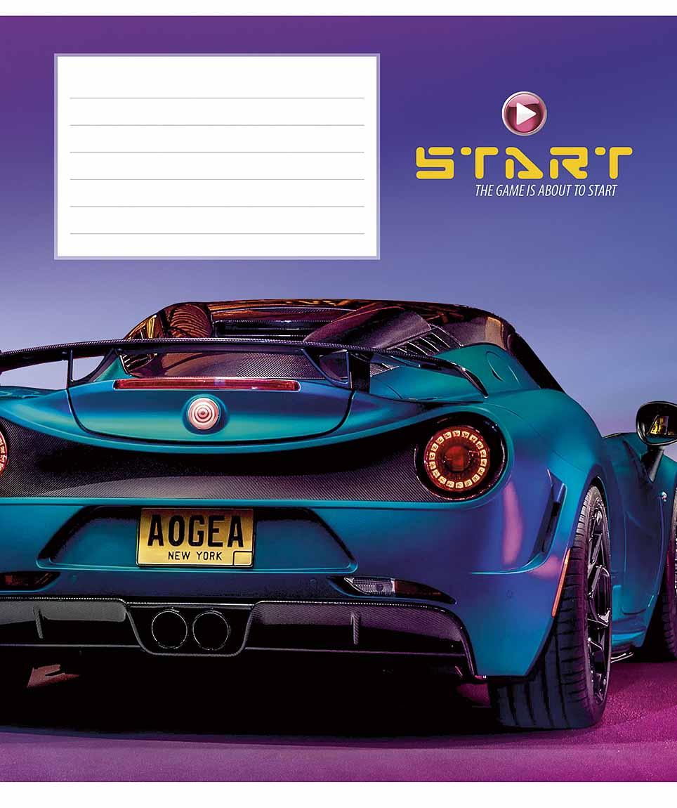 Зошит 24 аркуші в лінію Школярик Start the game 024-3231L