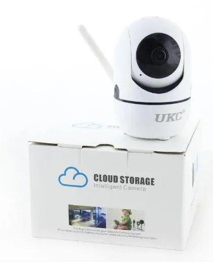 Бездротова поворотна IP-камера WiFi microSD Y13G, поворотна, відеоняня, фото 1