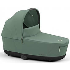 Коляска Cybex Priam 4.0 шасі Chrome Brown + Люлька Leaf Green, фото 4