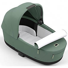 Коляска Cybex Priam 4.0 шасі Chrome Brown + Люлька Leaf Green, фото 6