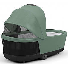 Коляска Cybex Priam 4.0 шасі Chrome Brown + Люлька Leaf Green, фото 5