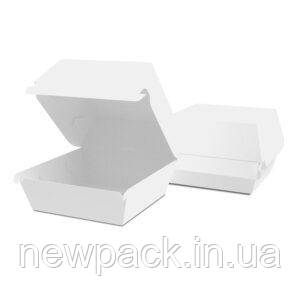 Упаковка для бургера 110х110х80 біла