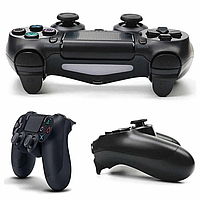 Бездротовий bluetooth джойстик ps4 DOUBLE-motor vibration 4 Wireless Controller для Sony PS4 - DS-2312, Черний