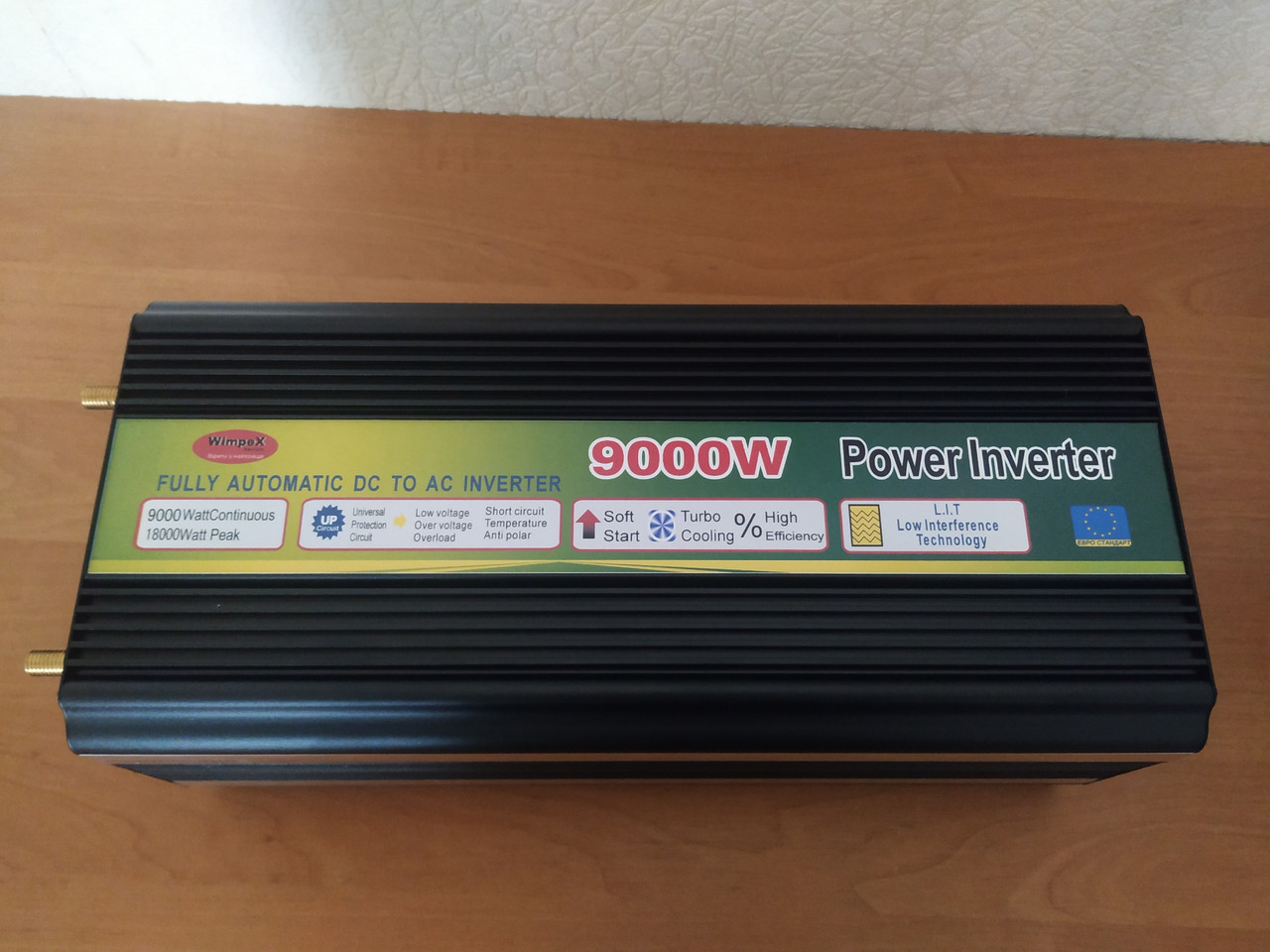 Перетворювач автоінвертор POWER INVERTER 12 220 вольтів WX-9000W, фото 1