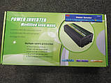 Перетворювач напруги Power Inverter 24V 220V на два акумулятора WX-5300W, фото 7