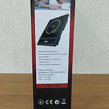 Індукційна плита настільна, електроплита Crownberg 2000W, фото 6