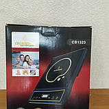 Індукційна плита настільна, електроплита Crownberg 2000W, фото 3