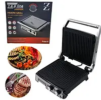 Електричний гриль притискний контактний гриль zep line, Настільний двосторонній електрогриль