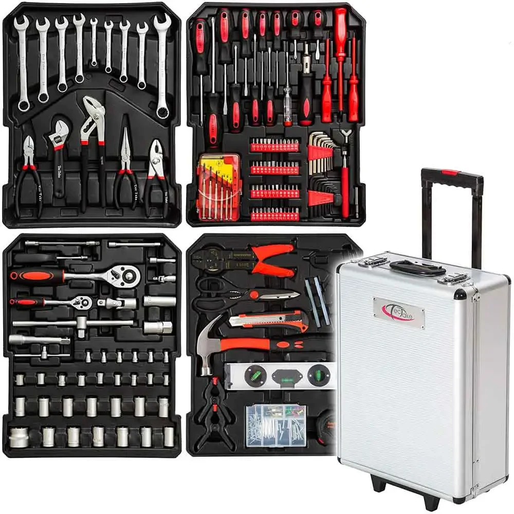 Набір інструменту Tool Box Універсальний великий у валізі з колесами на 408 предметів, фото 1