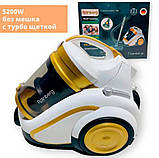 Пилосос контейнерний з турбощіткою на 5 л Rainberg <unk> 5200 Вт — RB-658, фото 7