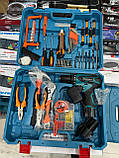 Шурупокрут із набором інструментів 12v, фото 2
