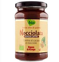 Шоколадно-ореховая паста Nocciolata Bio Rigoni di Asiago с фундуком, без лактозы 325 г.