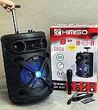 Бездротова портативна Bluetooth-колонка з мікрофоном KIMISO QS-830, фото 3