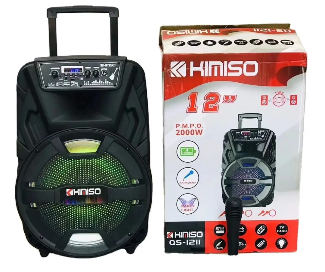 Бездротова портативна Bluetooth-колонка з мікрофоном KIMISO QS 1211