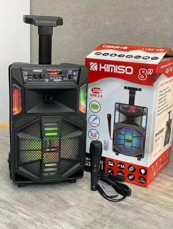Бездротова портативна Bluetooth-колонка з мікрофоном KIMISO QS 3811